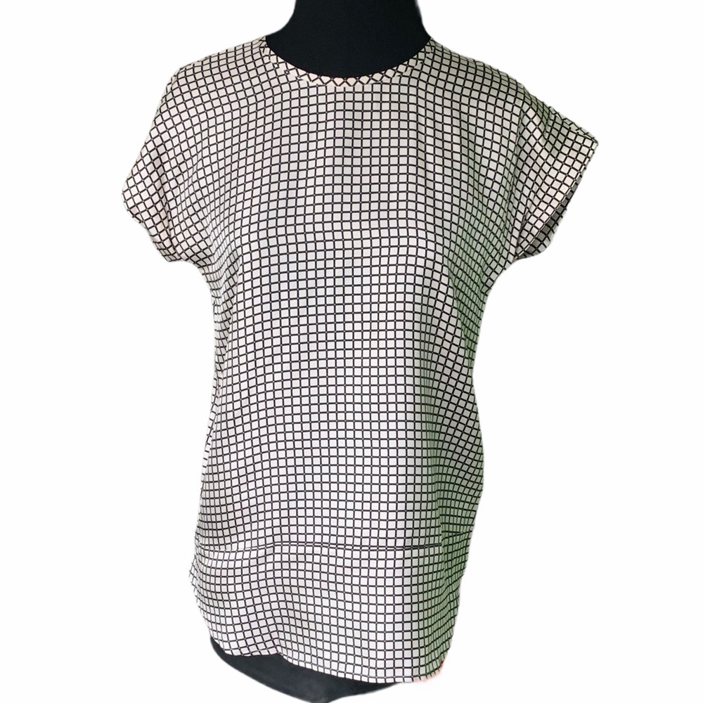 Kate Spade Off white short sleeve top size 00